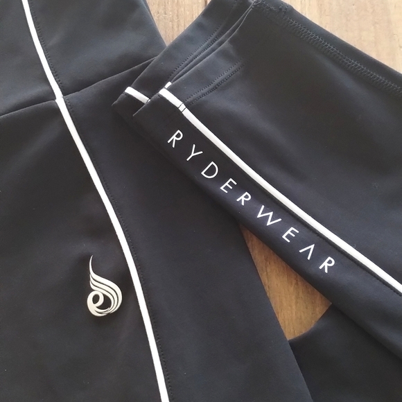 Ryderwear 2 Piece Piping 🔥 Set Sports Bra Large Leggings Medium High Waist - Picture 6 of 11